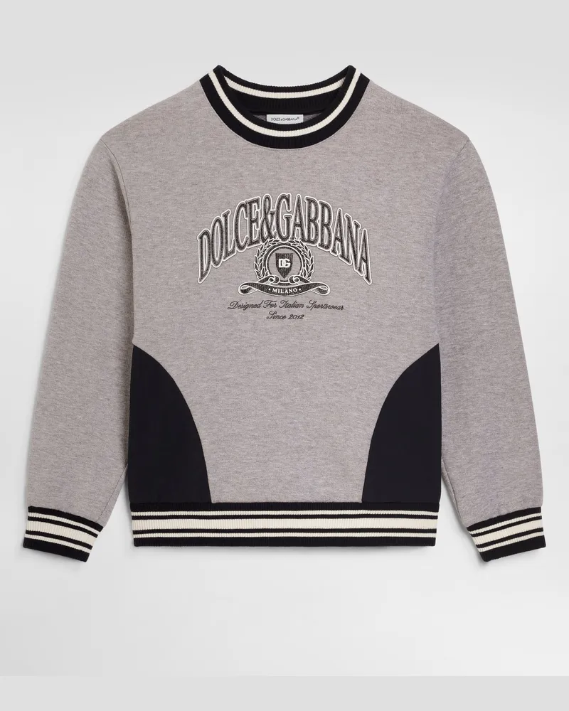 Dolce & Gabbana Sweatshirt Aus Baumwolle Mit Logo - Mann Collection Mehrfarbig 