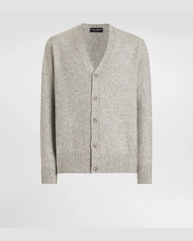 Dolce & Gabbana Cardigan With Buttons - Mann Strickwaren Grau Grey