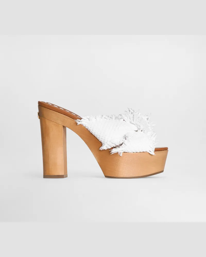 Dolce & Gabbana Sandalo Zeppa - Frau Sandalen Und Wedges Mehrfarbig Mehrfarbig