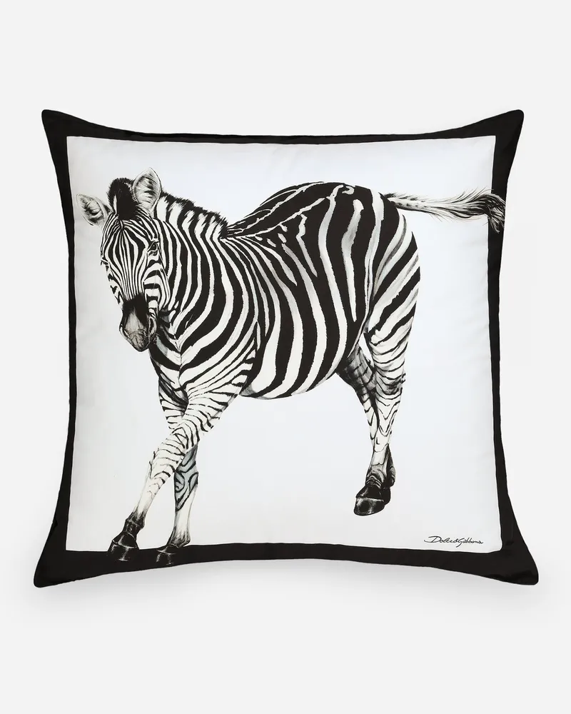 Dolce & Gabbana Canvas Cushion Large - Große Kissen Mehrfarbig Mehrfarbig