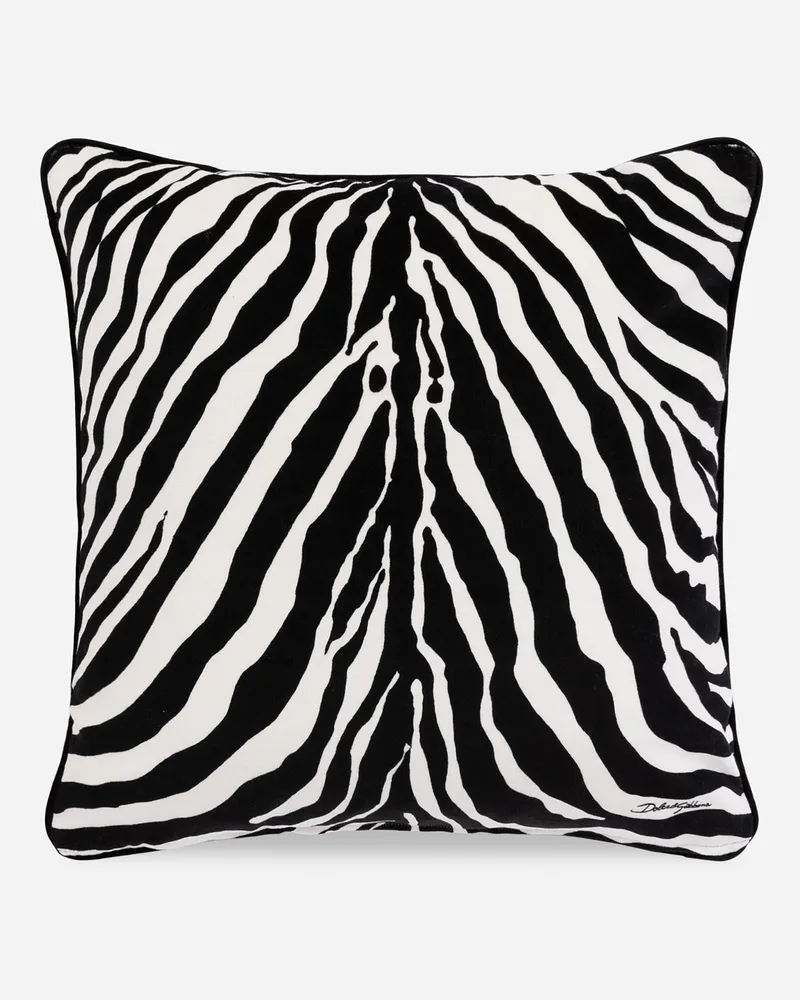 Dolce & Gabbana Velvet Cushion Medium - Mittelgroße Kissen Mehrfarbig Mehrfarbig