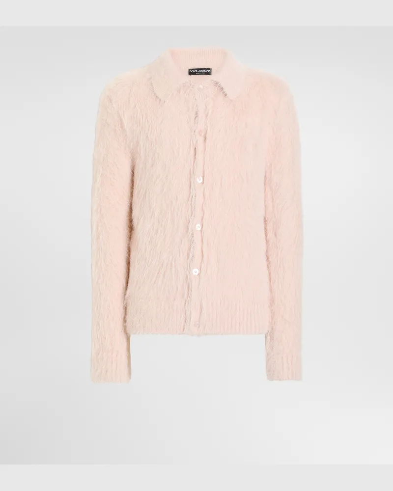 Dolce & Gabbana Hemd In Mohair-optik - Mann Strickwaren Braun Braun