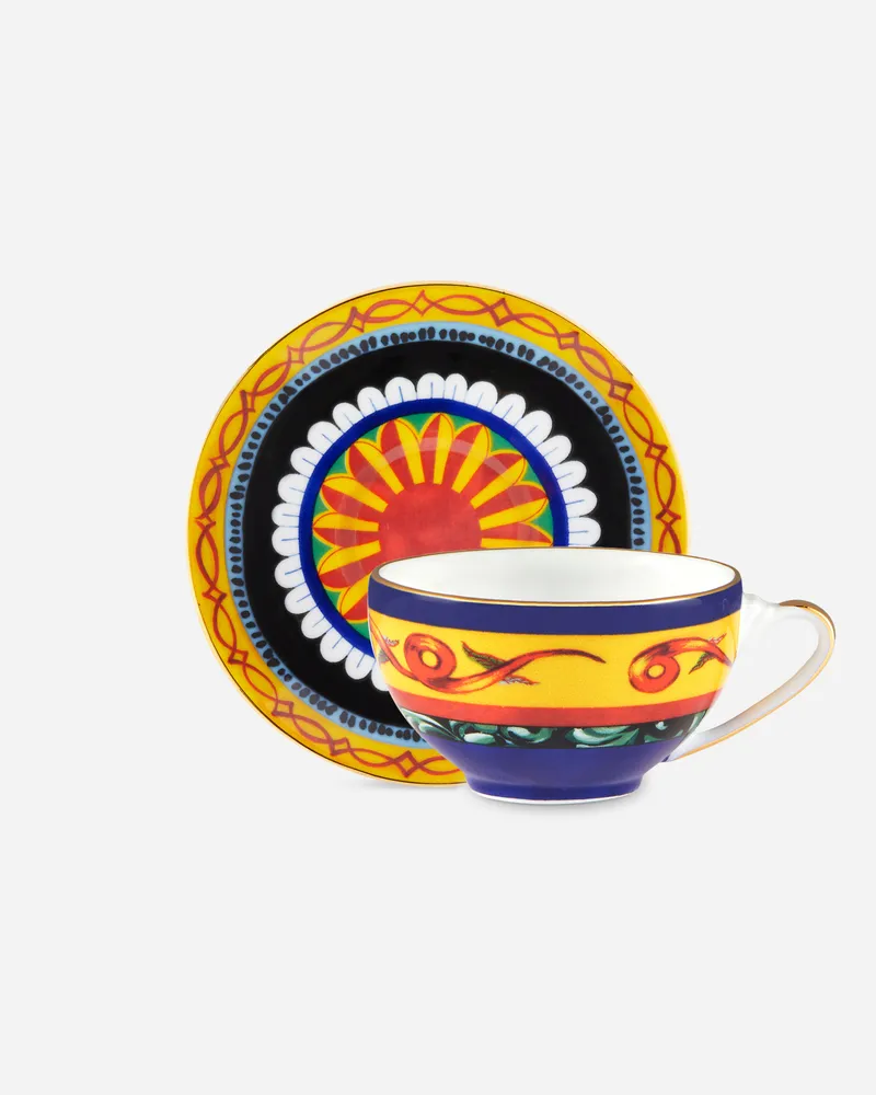 Dolce & Gabbana Porcelain Espresso Set - Espressotassen Mehrfarbig Mehrfarbig