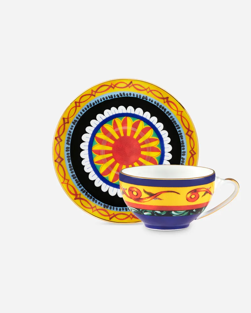 Dolce & Gabbana Porcelain Espresso Set - Espressotassen Mehrfarbig Mehrfarbig