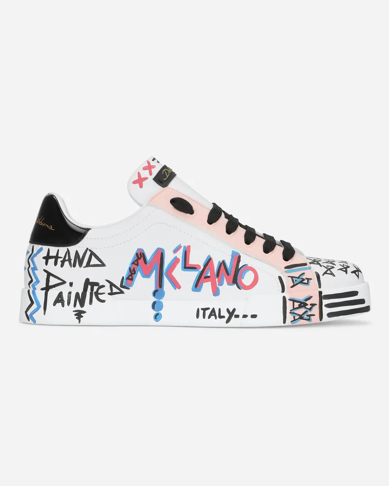 Dolce & Gabbana Sneaker Portofino Limited Edition - Frau Mehrfarbig Mehrfarbig
