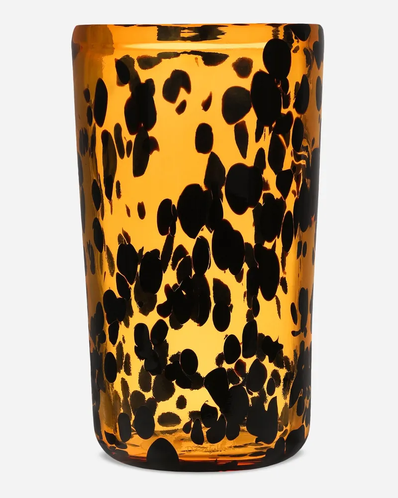 Dolce & Gabbana Mittelgroße Vase In Zylinderform Aus Muranoglas - Vasen Mehrfarbig Mehrfarbig