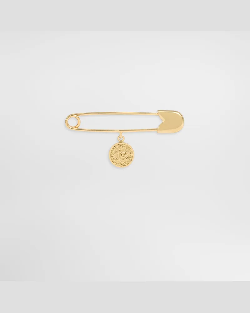 Dolce & Gabbana Sicherheitsnadel Mit Anhänger - Mann Bijoux Gold Metall Gold