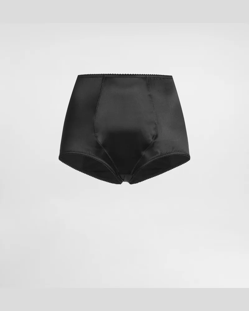 Dolce & Gabbana Das Sinnliche Sicilia-schwarz Veredelt Die Stylishe Taillenpanty Von . Sie Können Sie Sowohl Als Unterwäsche Als Auch Zu Transparenten Kleidern Tragen; Um Ihren Looks Einen Glamourösen Touch Zu Verleihen. - Frau Unterwäsche Schwarz Seide Schwarz