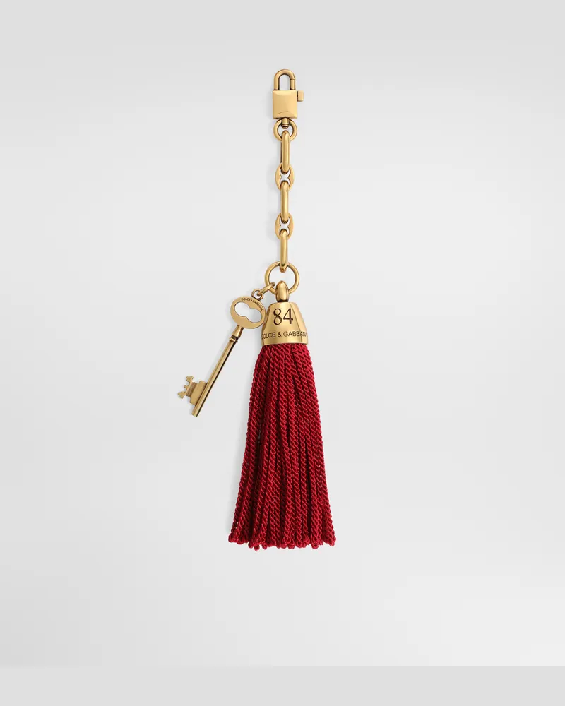 Dolce & Gabbana Tassel Keychain - Frau Collection Mehrfarbig Mehrfarbig