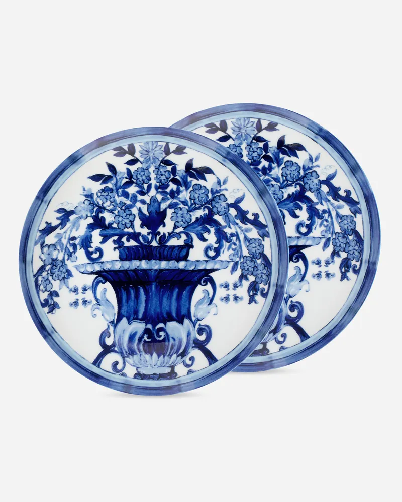 Dolce & Gabbana Set 2 Porcelain Bread Plates - Brotteller Mehrfarbig Mehrfarbig