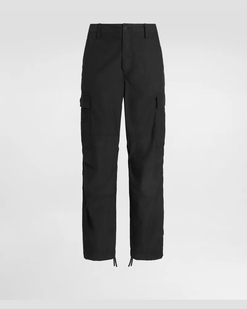 Dolce & Gabbana Cargohose Aus Baumwolle - Mann Hosen Und Shorts Schwarz Schwarz