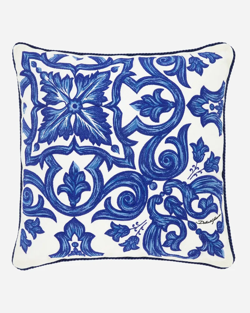 Dolce & Gabbana Embroidered Cushion Medium - Besondere Kissen Mehrfarbig Mehrfarbig