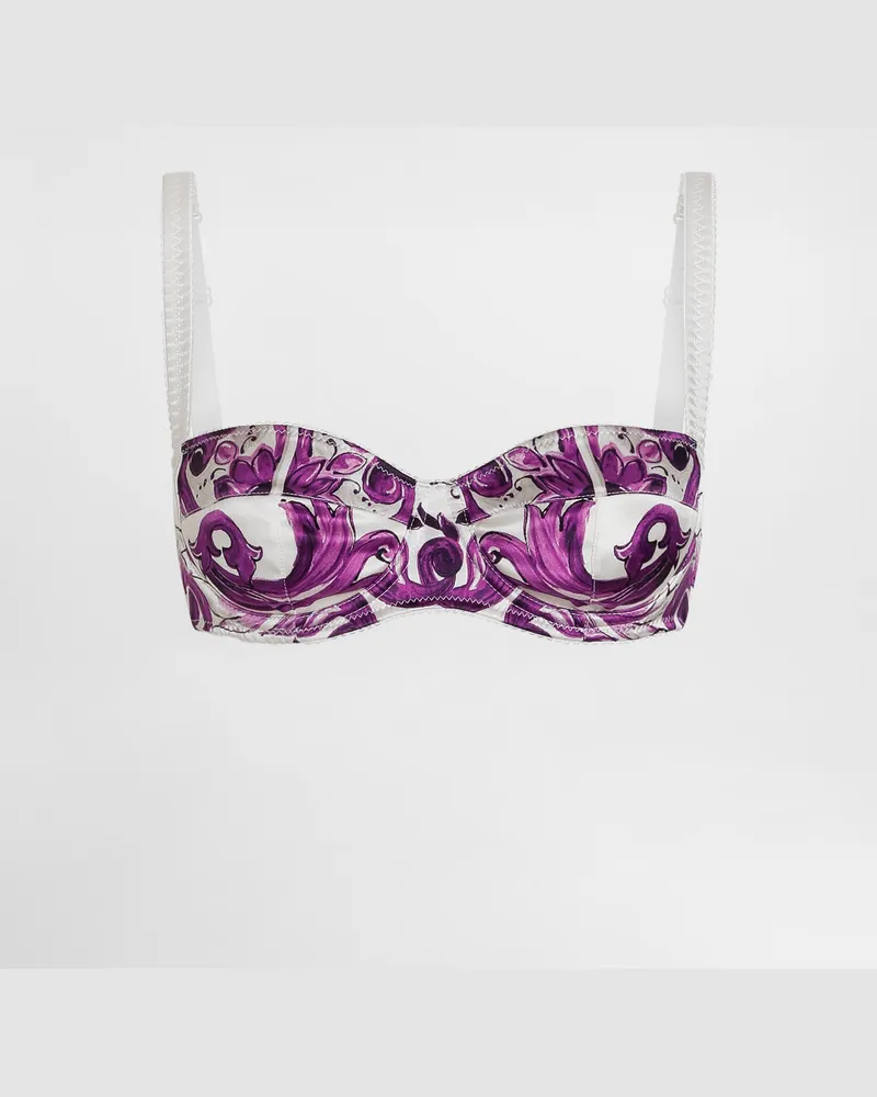 Dolce & Gabbana Reggiseno Balconcino - Frau Unterwäsche Multicolor Multicolor
