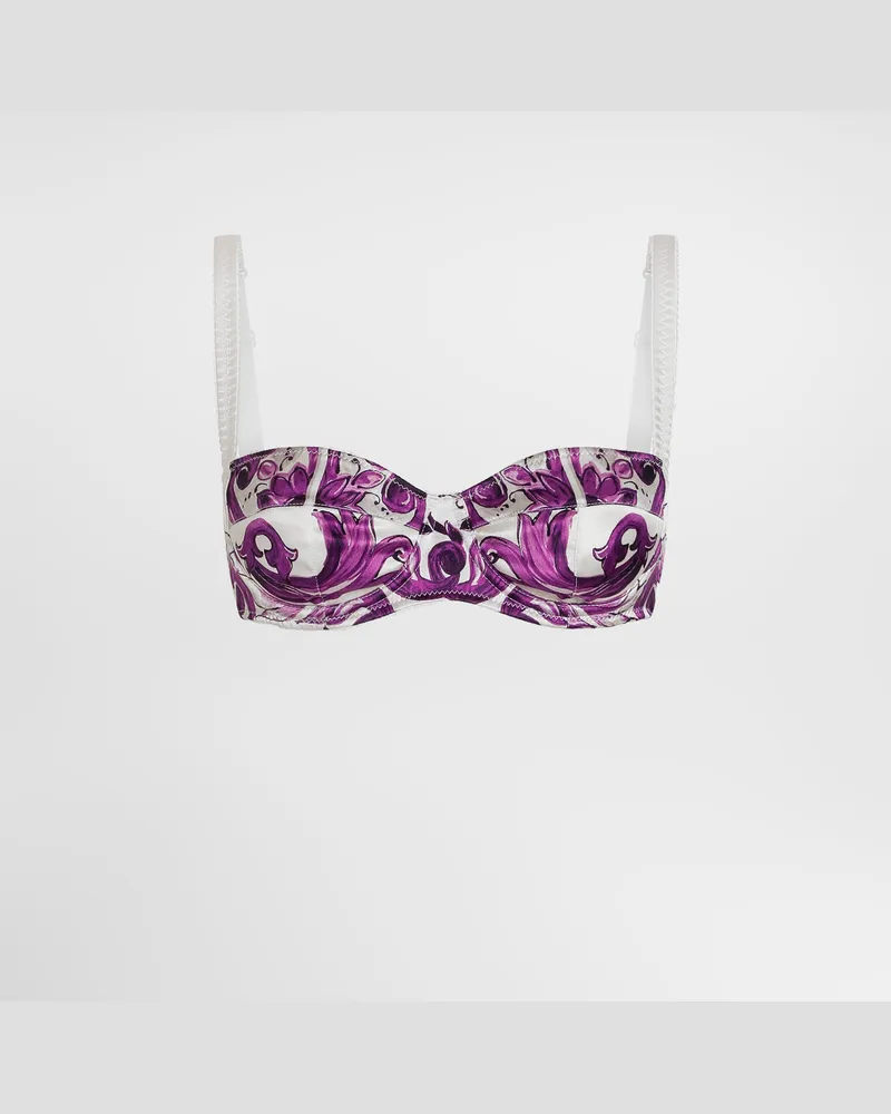 Dolce & Gabbana Reggiseno Balconcino - Frau Unterwäsche Multicolor Multicolor