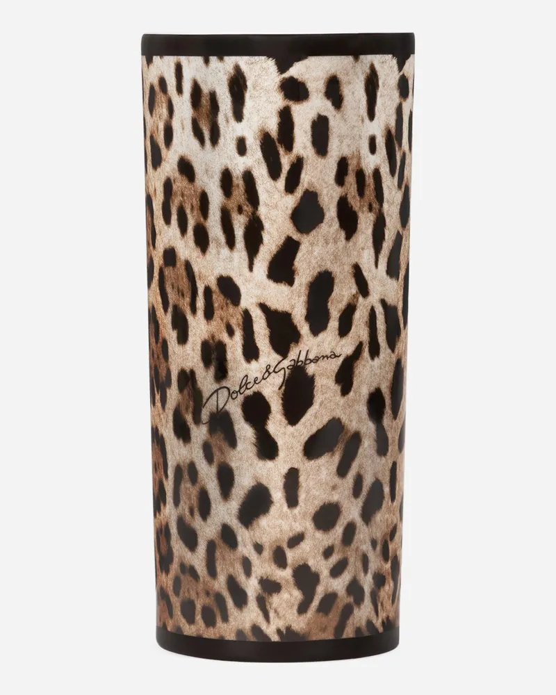 Dolce & Gabbana Cylindrical Porcelain Vase - Vasen Multicolor Multicolor