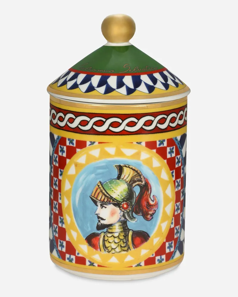 Dolce & Gabbana Porcelain Scented Candle – Wild Jasmine - Kerzen Mit Deckel Mehrfarbig Mehrfarbig
