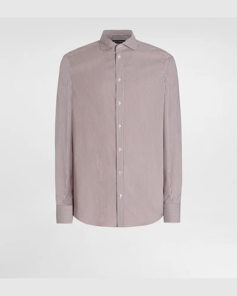 Dolce & Gabbana Striped Cotton Martini Shirt - Mann Hemden #n/d Multicolor