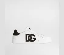 Portofino Light Strobel Sneakers In Nappa Calfskin - Mann Sneakers Schwarz