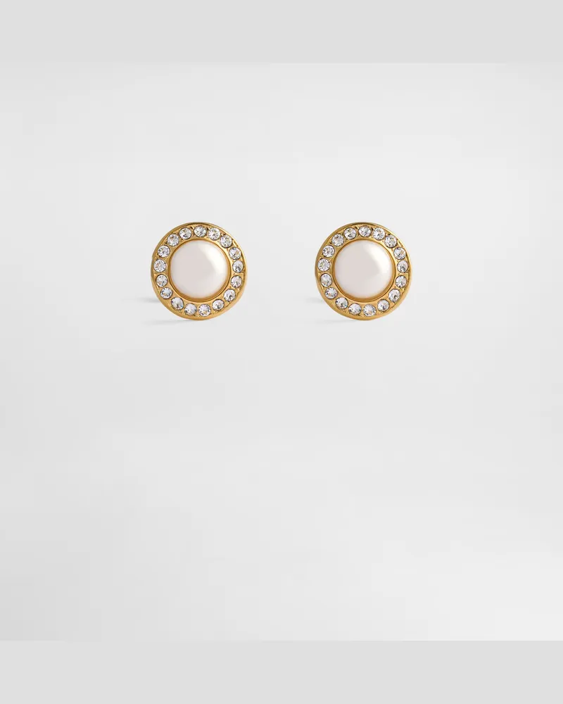 Dolce & Gabbana Runde Manschettenknöpfe - Mann Bijoux Gold Metall Gold