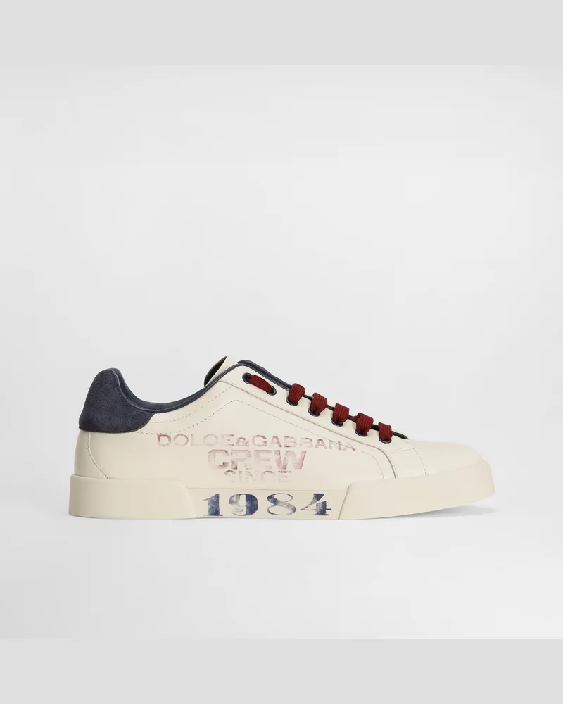 Dolce & Gabbana Portofino Light Strobel Calfskin Sneakers - Mann Sneakers Multicolor Multicolor