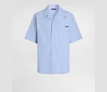 Hawaii Striped Poplin Shirt - Mann Hemden Mehrfarbig