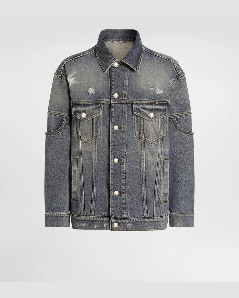 Dolce & Gabbana Denim Jacket� - Frau Denim Mehrfarbig Multicolor