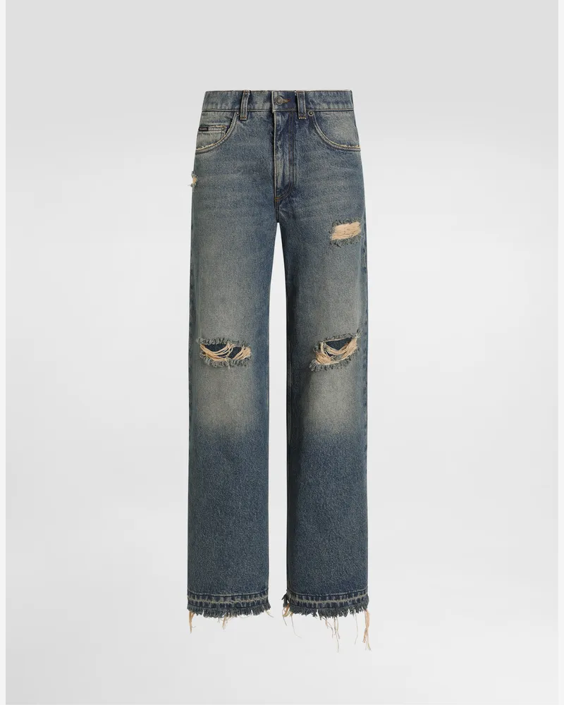 Dolce & Gabbana 5-pocket-hose Aus Denim - Frau Collection Mehrfarbig Mehrfarbig