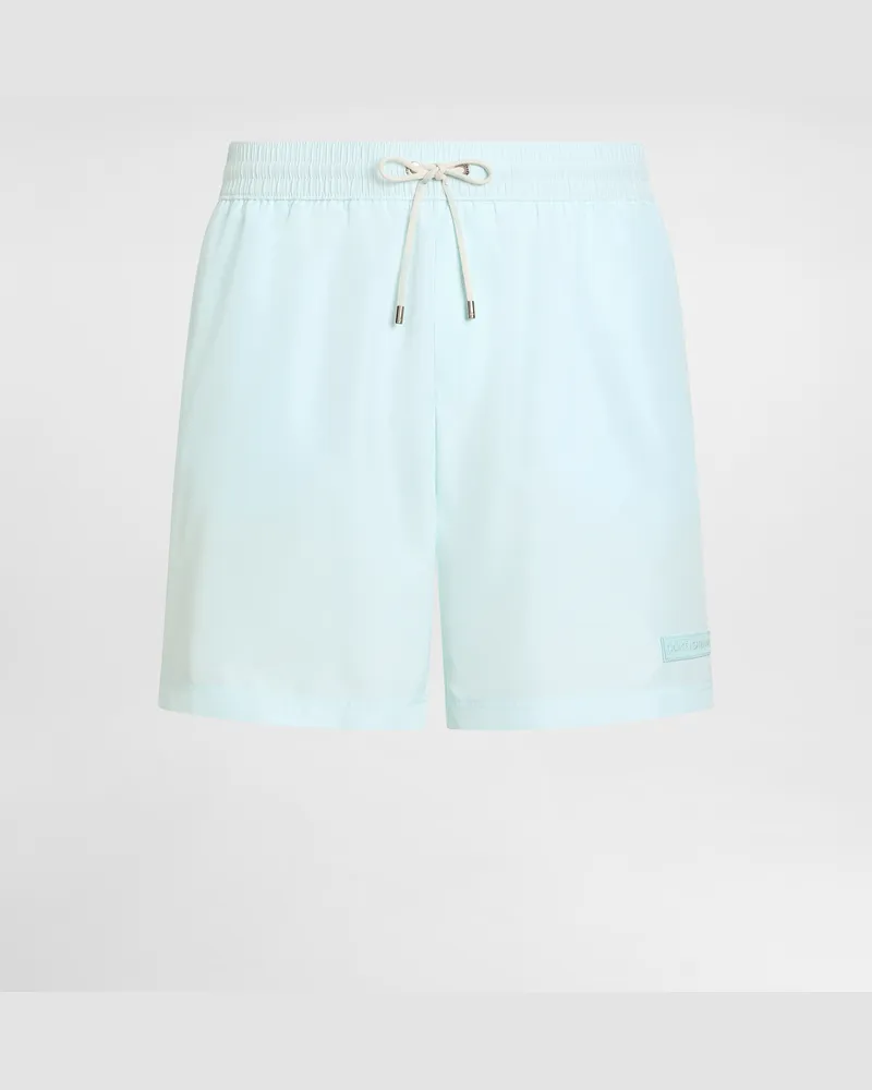 Dolce & Gabbana Badeboxershorts Aus Canvas - Mann Beachwear Mehrfarbig Mehrfarbig