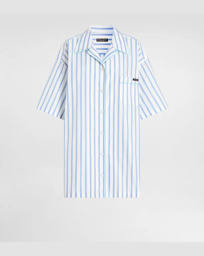 Dolce & Gabbana Striped Poplin Shirt - Frau Blusen Und Tops #n/d Mehrfarbig
