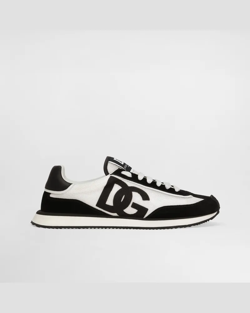 Dolce & Gabbana Sneaker Dg Cushion Aus Materialmix - Mann Sneakers Mehrfarbig Mehrfarbig