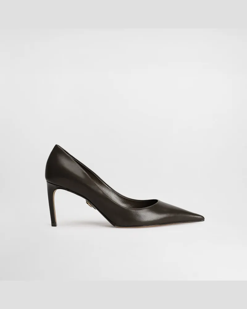 Dolce & Gabbana Pumps Devotion Aus Kalbsleder - Frau Pumps Und Slingbacks Schwarz Schwarz