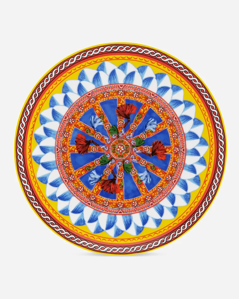 Dolce & Gabbana Porcelain Platter - Servierplatten Mehrfarbig Mehrfarbig