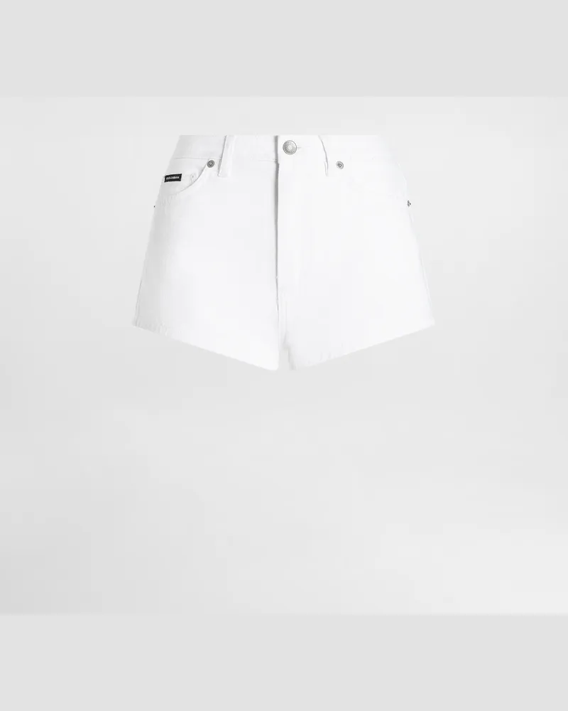 Dolce & Gabbana Denim Shorts - Frau Denim Mehrfarbig Multicolor