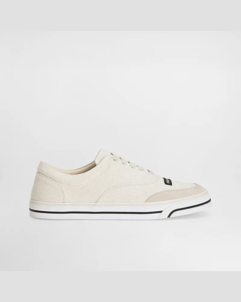 Dolce & Gabbana Dg Sailing Linen Sneakers - Mann Sneakers Mehrfarbig Mehrfarbig