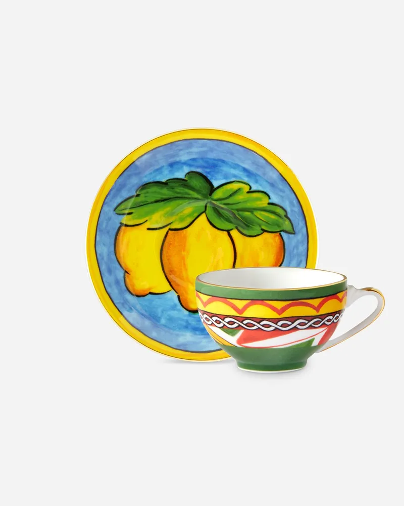 Dolce & Gabbana Porcelain Espresso Set - Espressotassen Mehrfarbig Mehrfarbig