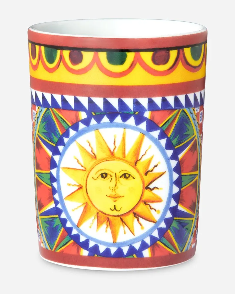 Dolce & Gabbana Porcelain Water Glass - Wassergläser Mehrfarbig Mehrfarbig