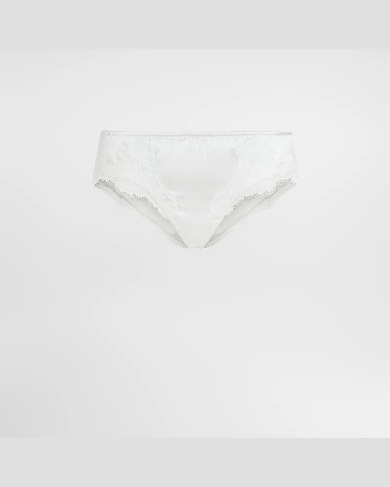 Dolce & Gabbana New Slip - Frau Unterwäsche Wei Weiss