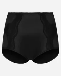 Dolce & Gabbana Das sinnliche Sicilia-Schwarz veredelt die stylishe Taillenpanty von Dolce&Gabbana. Sie können sie sowohl als Unterwäsche als auch zu transparenten Kleidern tragen; um Ihren Looks einen glamourösen Touch zu verleihen Schwarz