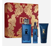 Der herausragende Duft der Exklusiven Geschenkbox K by Dolce&Gabbana Eau de Parfum ist von der rauen Landschaft der Toskana inspiriert und kombiniert charaktervolle Noten wie sizilianische Zitrone,  Feige und Zedernholz aus Virginia.Die Exklusive Geschenkbox K by Dolce&Gabbana EDP enthält