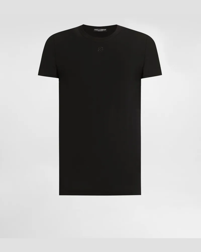 Dolce & Gabbana Cotton T-shirt - Mann T-shirts Und Polos Schwarz Black
