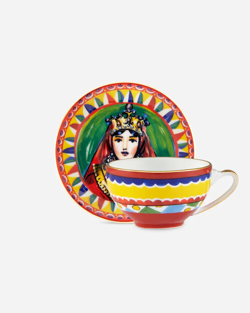Dolce & Gabbana Porcelain Espresso Set - Espressotassen Mehrfarbig Mehrfarbig