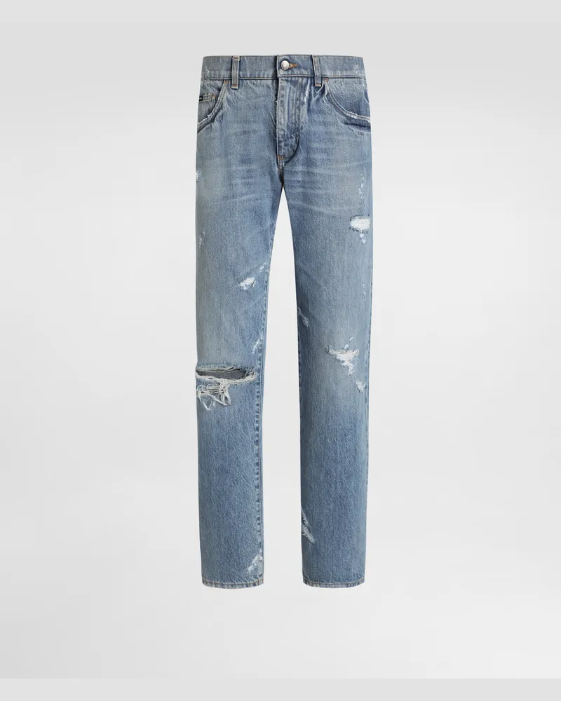 Dolce & Gabbana Denim Trousers - Mann Jeans Mehrfarbig Multicolor