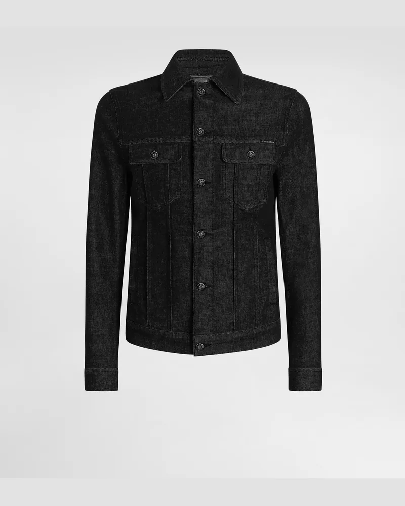 Dolce & Gabbana Jeansjacke Aus Denim - Mann Jeans Mehrfarbig Mehrfarbig
