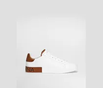 Sneaker Portofino Aus Kalbsleder - Mann Sneakers Weiss