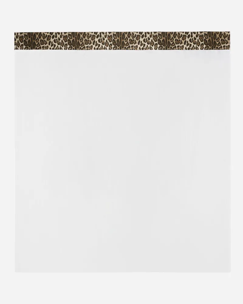 Dolce & Gabbana Cotton Sateen Flat Sheet - Bettwäsche Multicolor Multicolor