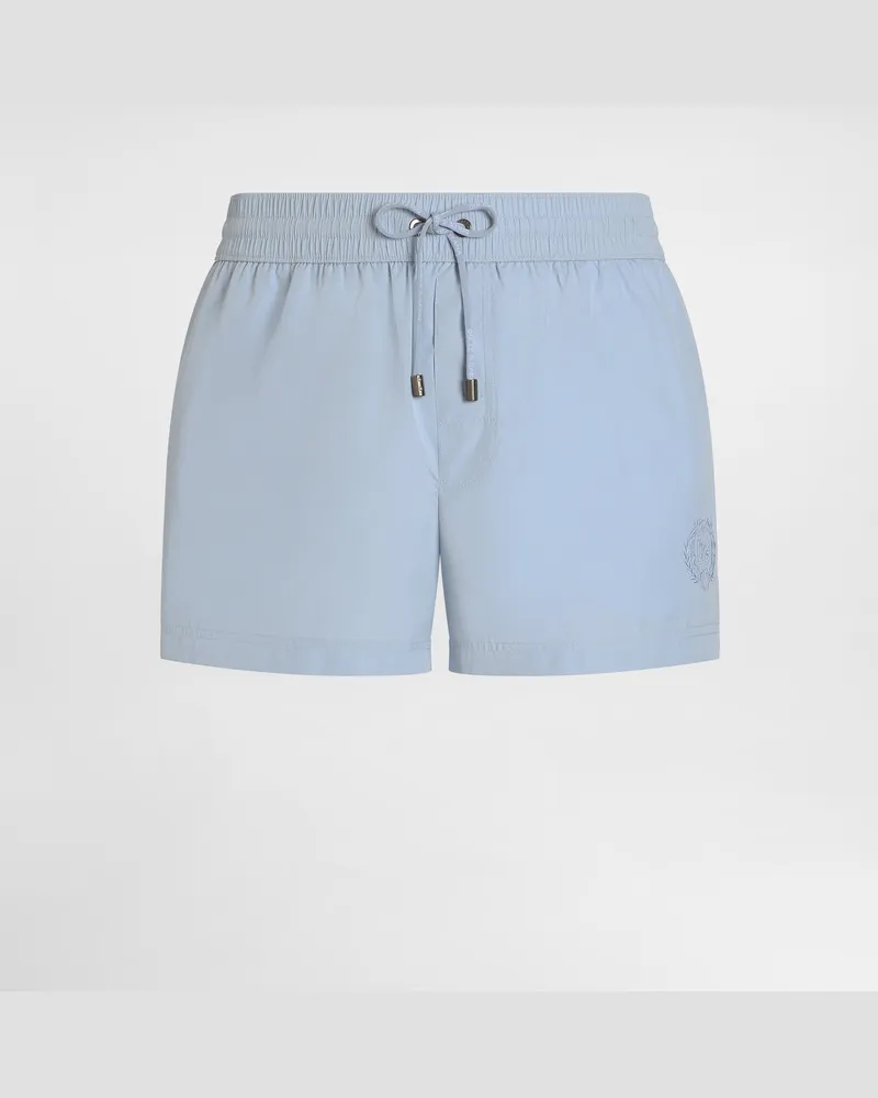 Dolce & Gabbana Boxer Corto - Mann Beachwear Hellblau Azure