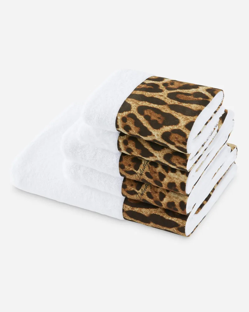 Dolce & Gabbana Set Of 5 Terry Cotton Towels - Handtuch-sets Mehrfarbig Mehrfarbig