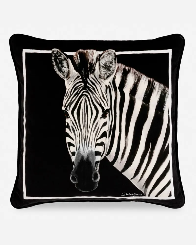 Dolce & Gabbana Velvet Cushion Small - Kleine Kissen Mehrfarbig Mehrfarbig