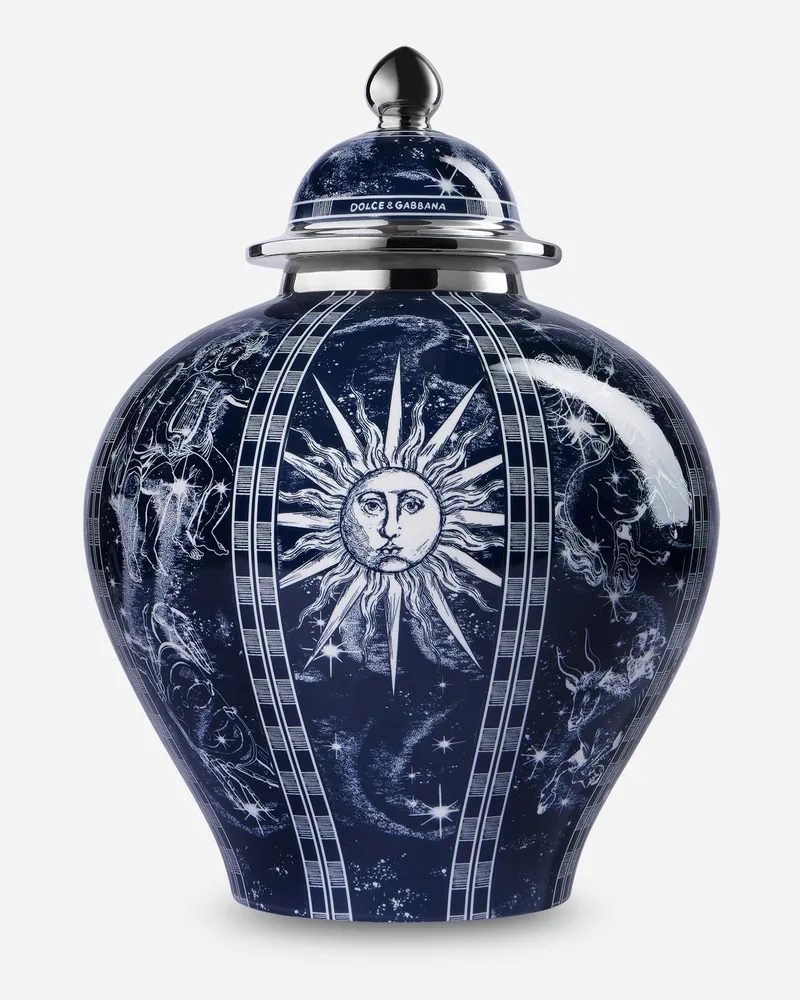 Dolce & Gabbana Mittlere Potiche-vase Aus Porzellan - Vasen Mehrfarbig Mehrfarbig