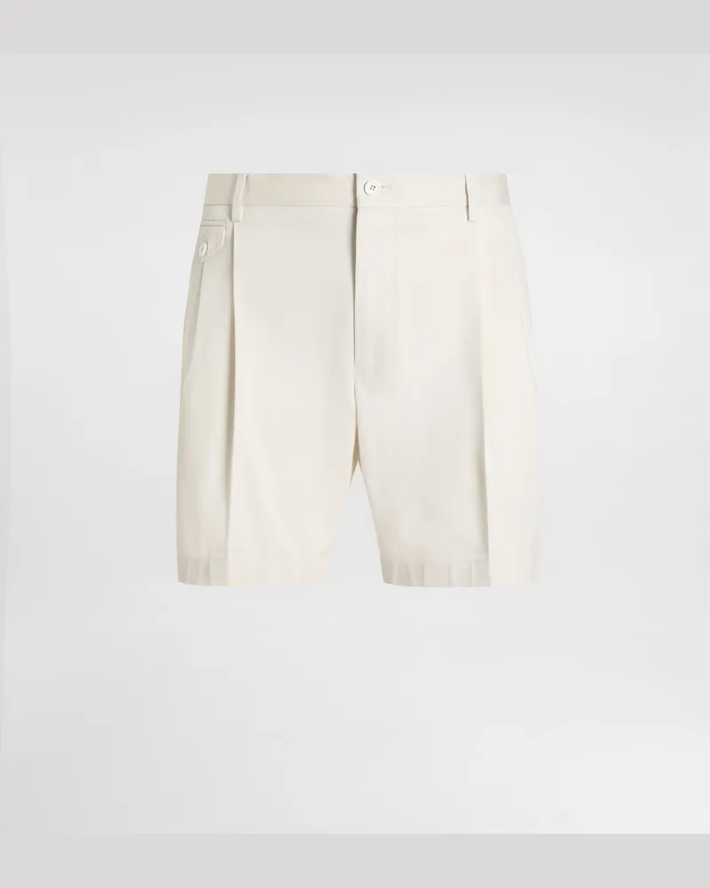 Dolce & Gabbana Fabric Bermuda Shorts - Mann Hosen Und Shorts Beige Beige